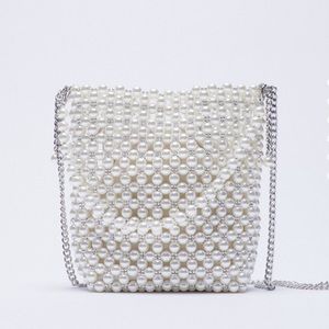 Zara Pearl Bucket bag